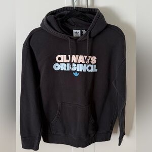 Adidas Black Hoodie with Always Original Design